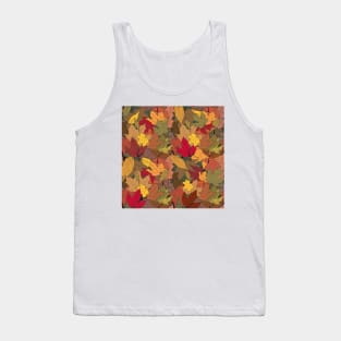 Colorful autumn leaves Tank Top